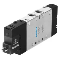 Разпределител на въздух Festo електромагнитен  2.5-10 bar, 1/4", 1500 л/мин, 24 DC V, CPE18-M1H-5L-1/4