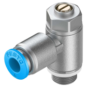 Дросел-обратен клапан Festo възвратен отработен въздух  0.2-10 bar, 6 мм, GRLA-1/8-QS-6-D - product - 010 FSL 149