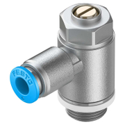 Дросел-обратен клапан Festo възвратен отработен въздух  0.2-10 bar, 6 мм, GRLA-1/4-QS-6-D - product - 010 FSL 151