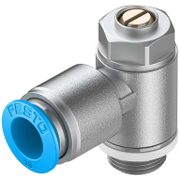 Дросел-обратен клапан Festo възвратен отработен въздух  0.2-10 bar, 10 мм, GRLA-1/4-QS-10-D - product - 010 FSL 153