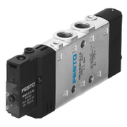 Разпределител на въздух Festo електромагнитен  3-8 bar, 1/8, 800 л/мин, 24 DC V, CPE14-M1BH-5L-1/8 - product - 010 FSL 165
