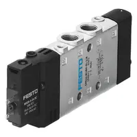 Разпределител на въздух Festo електромагнитен  3-8 bar, 1/8", 800 л/мин, 24 DC V, CPE14-M1BH-5L-1/8