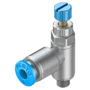 Дросел-обратен клапан Festo възвратен обратен въздух  0.2-10 bar, 4 мм, GRLA-M5-QS-4-RS-D - product - 010 FSL 166