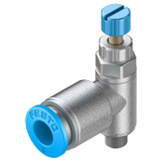 Дросел-обратен клапан Festo възвратен обратен въздух  0.2-10 bar, 6 мм, GRLA-M5-QS-6-RS-D - product - 010 FSL 167