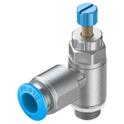 Дросел-обратен клапан Festo възвратен отработен въздух  0.2-10 bar, 8 мм, GRLA-1/8-QS-8-RS-D - product - 010 FSL 170