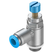 Дросел-обратен клапан Festo възвратен отработен въздух  0.2-10 bar, 6 мм, GRLA-1/4-QS-6-RS-D - product - 010 FSL 171