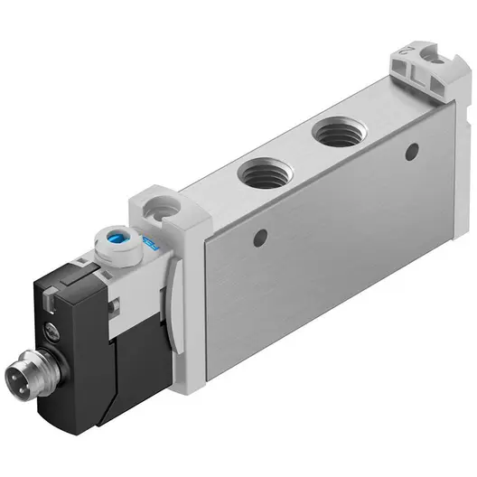 Разпределител на въздух Festo електромагнитен  2.5-8 bar, 1/8", 680-730 л/мин, 24 DC V, VUVG-L14-M52-AT-G18-1R8L