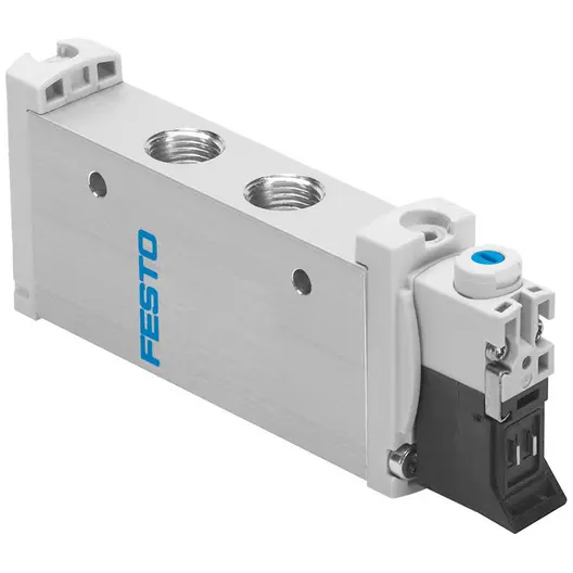 Разпределител на въздух Festo електромагнитен  2.5-8 bar, 1/8", 700-780 л/мин, 24 DC V, VUVG-L14-M52-AT-G18-1P3