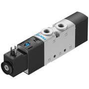 Разпределител на въздух Festo електромагнитен  2.5-10 bar, 1/8, 700 л/мин, 24 DC V, VUVS-L20-M52-AD-G18-F7-1C1 - product - 010 FSL 195
