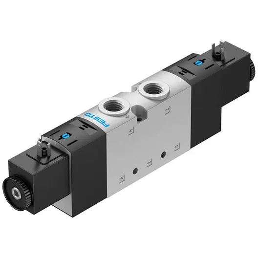 Разпределител на въздух Festo електромагнитен  1.5-10 bar, 1/4", 1300 л/мин, 24 DC V, VUVS-L25-B52-D-G14-F8-1C1