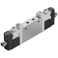 Разпределител на въздух Festo електромагнитен  2.5-8 bar, M5, 135 л/мин, 24 DC V, VUVG-L10-T32C-MT-M5-1R8L