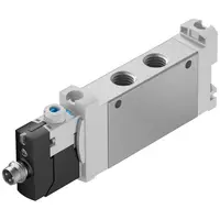 Разпределител на въздух Festo електромагнитен  2.5-7 bar, 1/8", 660 л/мин, 24 DC V, VUVG-LK14-M52-AT-G18-1R8L-S