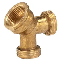 Разклонител Gardena за маркуч месингов 3/4" - 1/2"