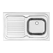 Мивка за кухня Chrom с едно корито и един отцедник  1000x600x160 мм - product - 010 HRM 273