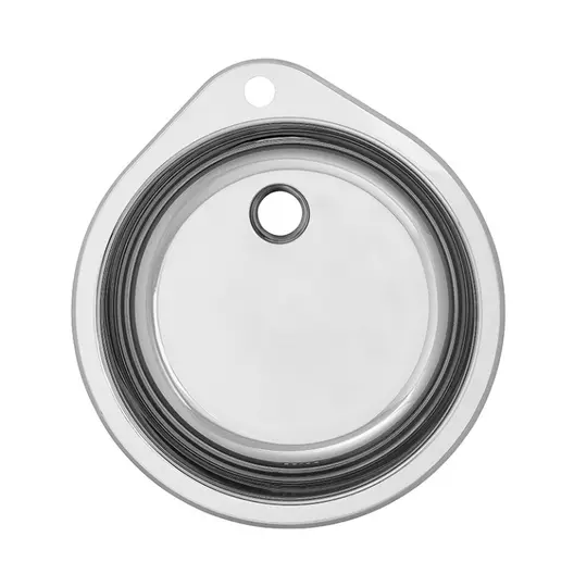 Мивка за кухня Chrom с едно корито кръгла  532x490x160 мм