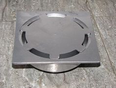 Сифон подов Dragolovi с долно оттичане алуминиев, с воден затвор  170х170 мм, ф 110 мм, квадрат - product - 010 JNZ 505