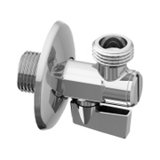 Кран Eurotermo сферичен метален ъглов с филтър 1/2 x 1/2, 10 bar, резба М - резба М, 901 - product - 010 MIP1248