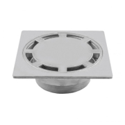 Сифон подов Dragolovi с долно оттичане алуминиев, с воден затвор  100х100 мм, ф 50 мм - product - 010 SNK 668