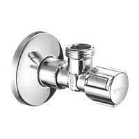 Кран Schell кеклов метален ъглов 1/2" x 1/2", резба М - резба М