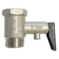 Предпазен клапан за бойлер Syveco с лостче  1/2", 8 bar