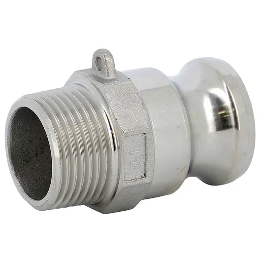 Съединител на маркучи Sferaco Camlock М - мъжка резба  11 bar, 1/2", Тип F, неръждаема стомана, 2246