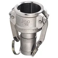 Съединител на маркучи Sferaco Camlock Ж - маркуч  11 bar, 1/2", Тип C, неръждаема стомана, 2243