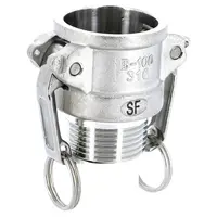 Съединител на маркучи Sferaco Camlock Ж - мъжка резба  16 bar, 2 1/2", Тип B, неръждаема стомана, 2242