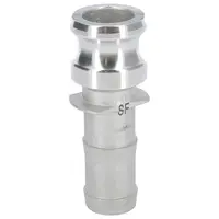 Съединител на маркучи Sferaco Camlock М - маркуч  18 bar, 1 1/4", Тип E, неръждаема стомана, 2245