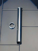 Тръба за сифон на мивка Angeletti Alcide права хромирана  ф 32x250 мм, 700 - product - 010 URM 718