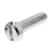 Винт с кръгла плоска глава Inox Mare за метал, прав шлиц, неръждаем  M4x20 мм, A2, 0.7 мм, 7.0, DIN 84 - product - 012 IKC 166