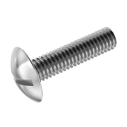 Винт с лещовидна глава Inox Mare за метал, прав шлиц, неръждаем  M6x30 мм, A2, 1 мм, 7.0, DIN 86 - product - 012 IKC 207
