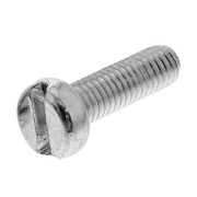 Винт с кръгла плоска глава Vipa за метал, прав шлиц, поцинкован  M6x30 мм, 1 мм, 4.8, DIN 84 - product - 012 POL 211
