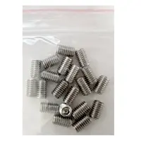 Винт стопорен Inox Mare с вътрешен 6-стен  M5x8 мм, HEX 2.5, A2, 0.8 мм, 7.0, 20 бр./опак., DIN 913