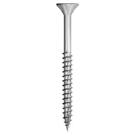 Винт за дърво MFI с фрезенкова глава, поцинкован бял  6x140 мм, PZ 3, 100 бр./опак., Jet-Fast