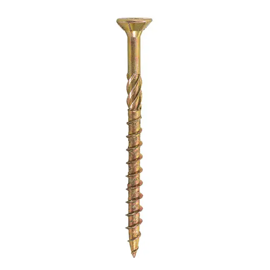 Винт за дърво DMX с фрезенкова глава, поцинкован жълт  8x100 мм, TX 40, CS