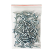 Винт за дърво Vipa с фрезенкова глава, поцинкован бял  3.5x25 мм, PZ 2, 50 бр./опак., DIN 7505 A - product - 013 TGK 004 50