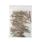 Винт за дърво Valenta с фрезенкова глава, поцинкован жълт  4x50 мм, PZ 2, 50 бр./опак., DIN 7505 - product - 013 TGK 006