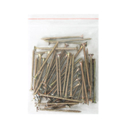 Винт за дърво Valenta с фрезенкова глава, поцинкован жълт  4x60 мм, PZ 2, 50 бр./опак., DIN 7505 - product - 013 TGK 001