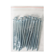 Винт за дърво Vipa с фрезенкова глава, поцинкован бял  5x90 мм, PZ 2, 20 бр./опак., DIN 7505 A - product - 013 TGK 015 20