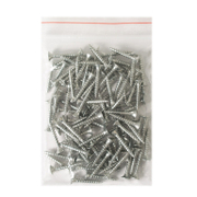 Винт за дърво Vipa с фрезенкова глава, поцинкован бял  3x20 мм, PZ 1, 100 бр./опак., DIN 7505 A - product - 013 TGK 018 100