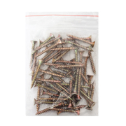 Винт за дърво Valenta с фрезенкова глава, поцинкован жълт  5x40 мм, PZ 2, 50 бр./опак., DIN 7505 - product - 013 TGK 025