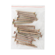 Винт за дърво Valenta с фрезенкова глава, поцинкован жълт  5x60 мм, PZ 2, 20 бр./опак., DIN 7505 - product - 013 TGK 027