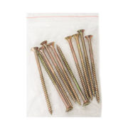 Винт за дърво Valenta с фрезенкова глава, поцинкован жълт  6x100 мм, PZ 3, 10 бр./опак., DIN 7505 - product - 013 TGK 036