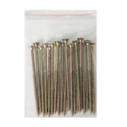 Винт за дърво Valenta с фрезенкова глава, поцинкован жълт  5x100 мм, PZ 2, 20 бр./опак., DIN 7505 - product - 013 TGK 032