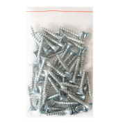 Винт за дърво Vipa с фрезенкова глава, поцинкован бял  4.5x25 мм, PZ 2, 50 бр./опак., DIN 7505 A - product - 013 TGK 047 50