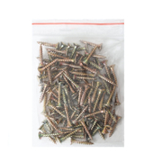 Винт за дърво Valenta с фрезенкова глава, поцинкован жълт  4.5x25 мм, PZ 2, 100 бр./опак., DIN 7505 - product - 013 TGK 047