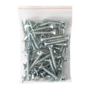 Винт за дърво Vipa с фрезенкова глава, поцинкован бял  4.5x30 мм, PZ 2, 50 бр./опак., DIN 7505 A - product - 013 TGK 043 50