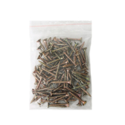 Винт за дърво Valenta с фрезенкова глава, поцинкован жълт  4.5x30 мм, PZ 2, 100 бр./опак., DIN 7505 - product - 013 TGK 043