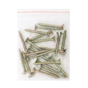 Винт за дърво Valenta с фрезенкова глава, поцинкован жълт  6x50 мм, PZ 3, 20 бр./опак., DIN 7505 - product - 013 TGK 055