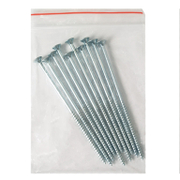 Винт за дърво Vipa с фрезенкова глава, поцинкован бял  5x120 мм, PZ 2, 10 бр./опак., DIN 7505 A - product - 013 TGK 058 10